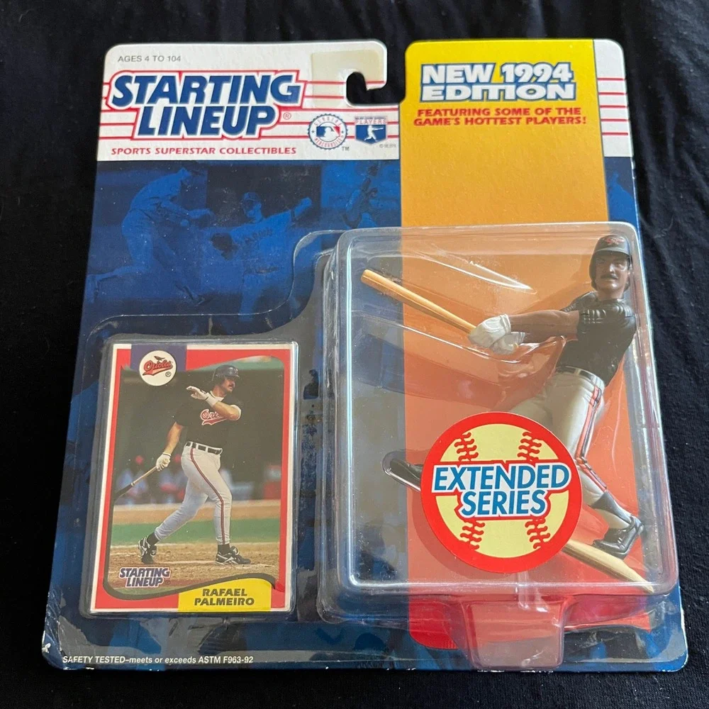 1994 Starting Lineup Rafael Palmeiro Baltimore Orioles Extended Series Kenner